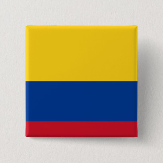 colombia 15 cm square badge (Front)
