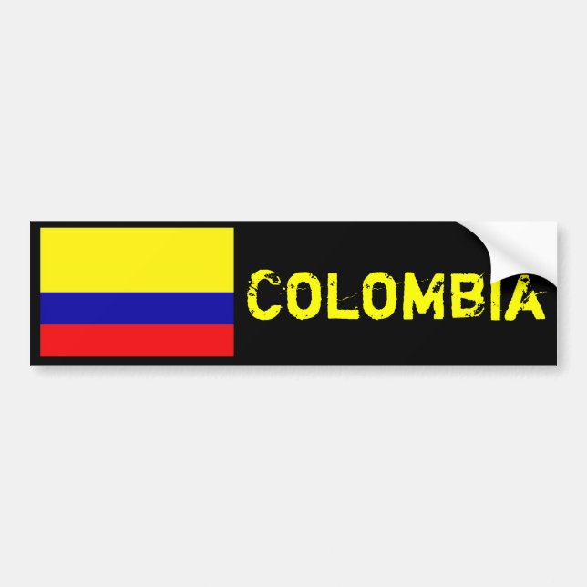 Colombia bumper sticker (Front)