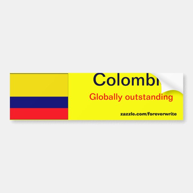 Colombia Bumper Sticker (Front)