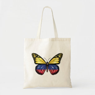 Colombia Butterfly Monarque Flag Tote Bag