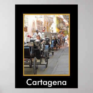 Colombia-Carriage Ride in Cartagena Poster
