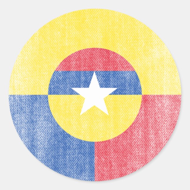 COLOMBIA CLASSIC ROUND STICKER (Front)