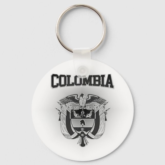 Colombia  Coat of Arms Key Ring (Front)