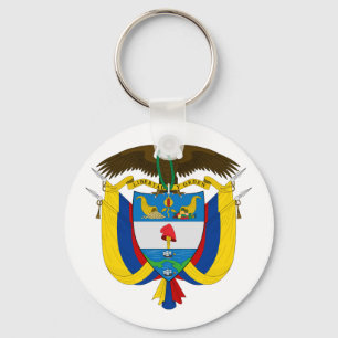 Colombia Coat of Arms Keychain