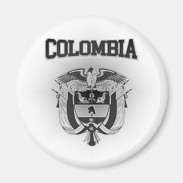 Colombia  Coat of Arms Magnet (Front)