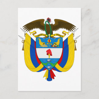 Colombia Coat of Arms Postcard