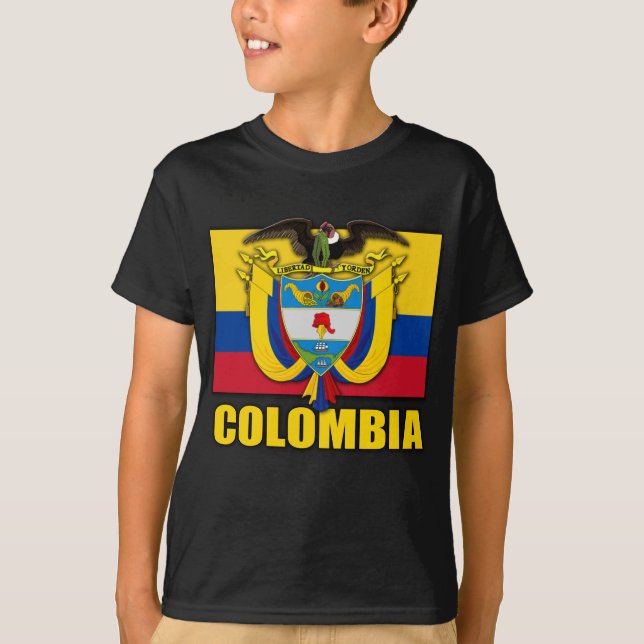 Colombia Coat of Arms T-Shirt (Front)