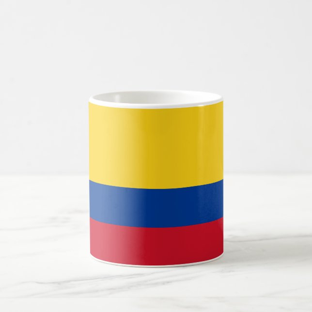 Colombia (Colombian) Flag Coffee Mug (Center)