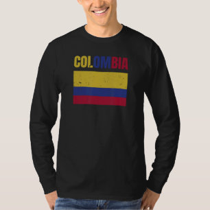 Colombia Colombian Flag Republic Of Colombia Herit T-Shirt