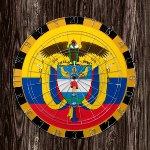 Colombia Dartboard & Flag darts / game board