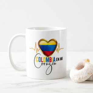Colombia en mi Corazon Colombian Pride Coffee Mug