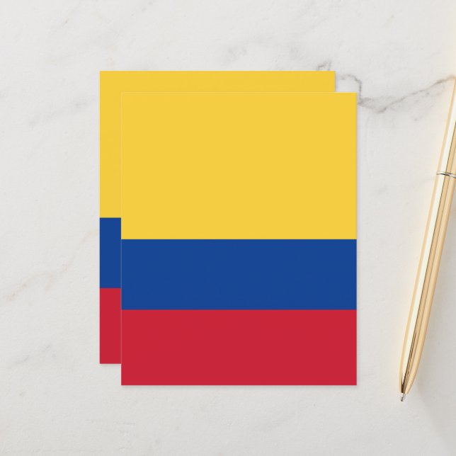 Colombia flag (Front/Back In Situ)