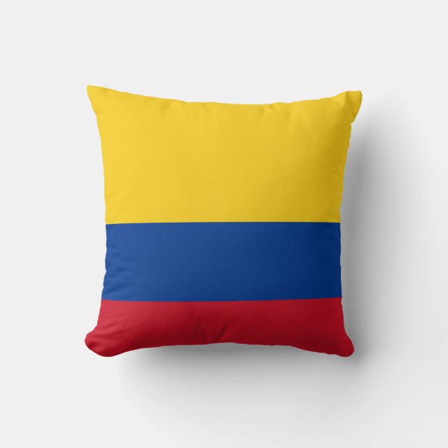 Colombia Flag American MoJo Pillow (Front)