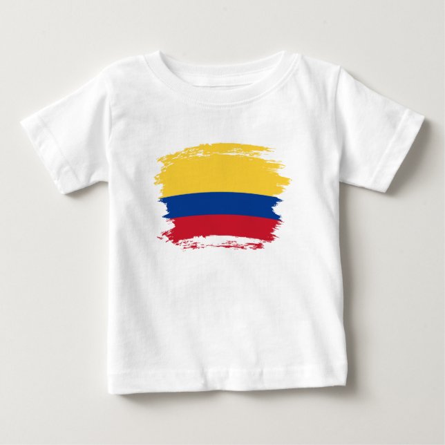 Colombia flag baby T-Shirt (Front)