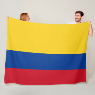 Colombia flag - Bandera De Colombia Fleece Blanket