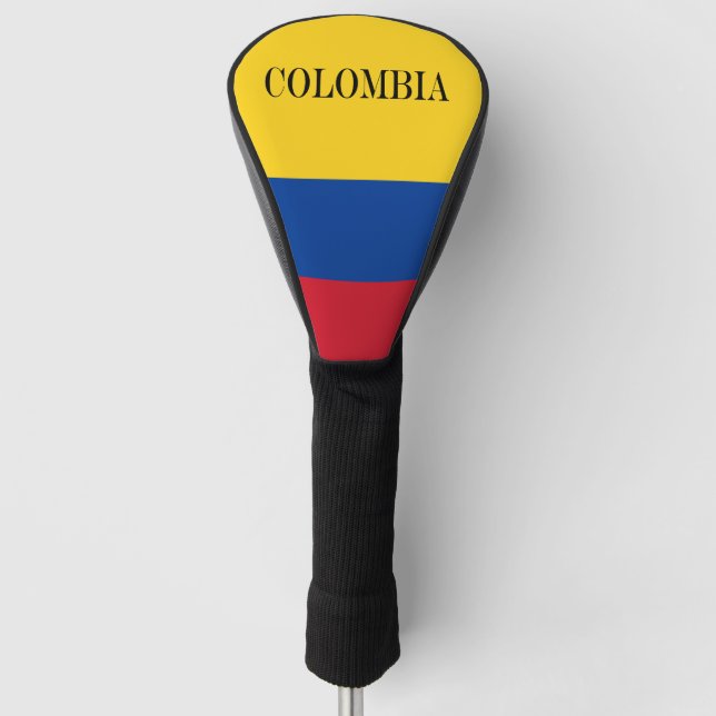 Colombia flag - Bandera De Colombia Golf Head Cover (Front)