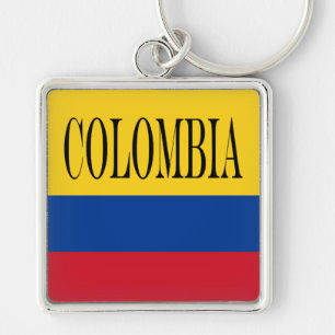 Colombia flag - Bandera De Colombia Key Ring