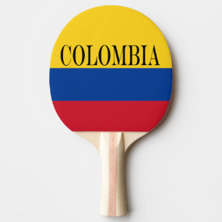 Colombia flag - Bandera De Colombia Ping Pong Paddle