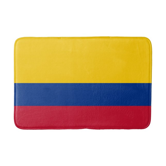 Colombia Flag Bath Mat (Front)