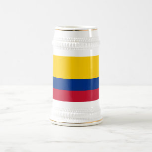 Colombia Flag Beer Stein