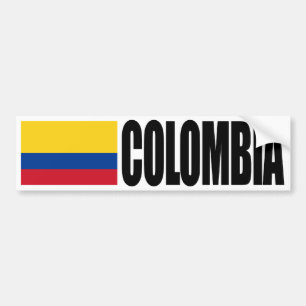 Colombia Flag Bumper Sticker