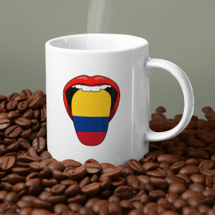 Colombia Flag Colombian Tongue Mug