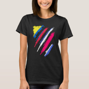 Colombia Flag Costa Rica Grown Patriot Country Str T-Shirt