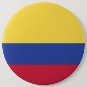 Colombia Flag Emblem 6 Cm Round Badge