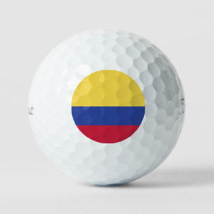 Colombia Flag Emblem Golf Balls