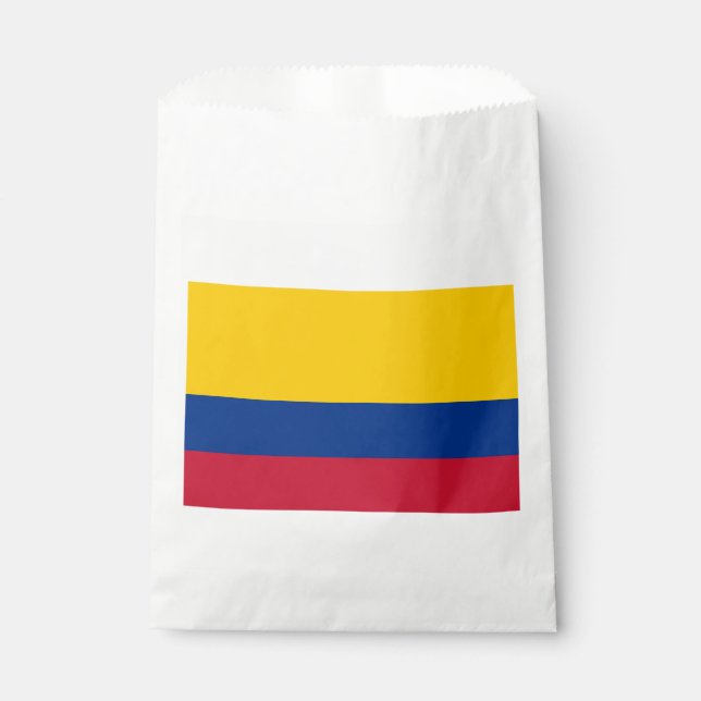 Colombia Flag Favour Bag (Front)