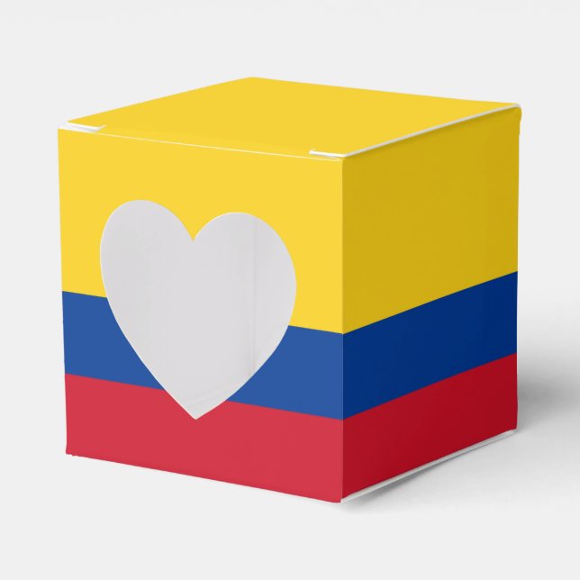 Colombia Flag Favour Box (Front Side)