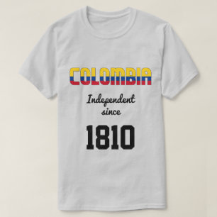 Colombia Flag Independence Celebration T-Shirt