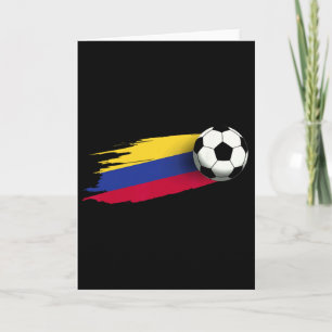Colombia Flag Jersey Colombian Soccer Team Colombi Card