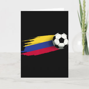 Colombia Flag Jersey Colombian Soccer Team Colombi Card