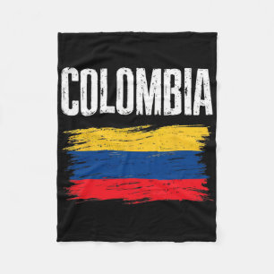 Colombia Flag Jersey Colombian Soccer Team Colombi Fleece Blanket