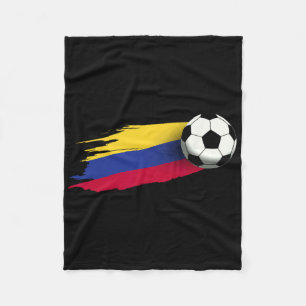 Colombia Flag Jersey Colombian Soccer Team Colombi Fleece Blanket