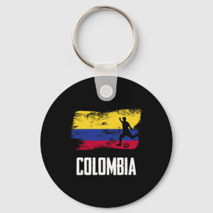Colombia Flag Jersey Colombian Soccer Team Colombi Key Ring
