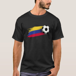Colombia Flag Jersey Colombian Soccer Team Colombi T-Shirt