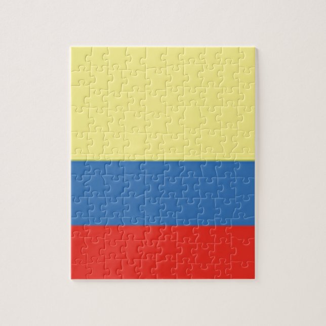 Colombia Flag Jigsaw Puzzle (Vertical)