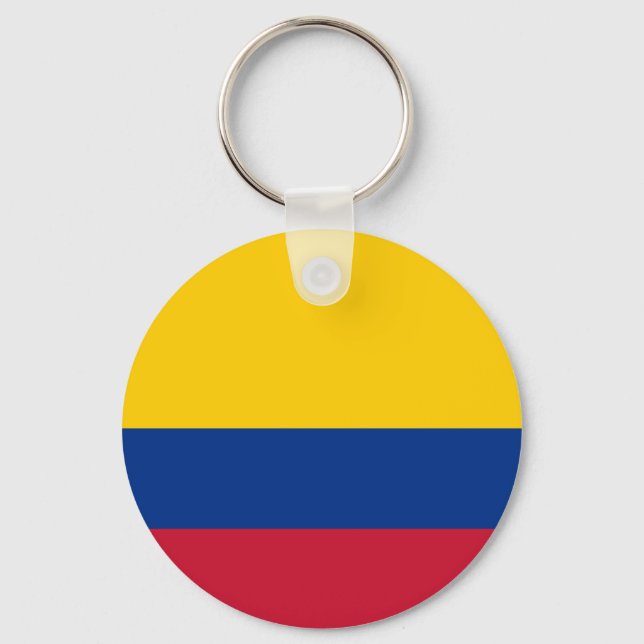 Colombia Flag Key Ring (Front)
