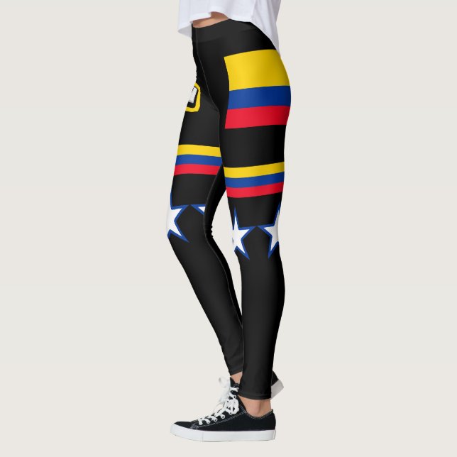 Colombia Flag Leggings (Left)