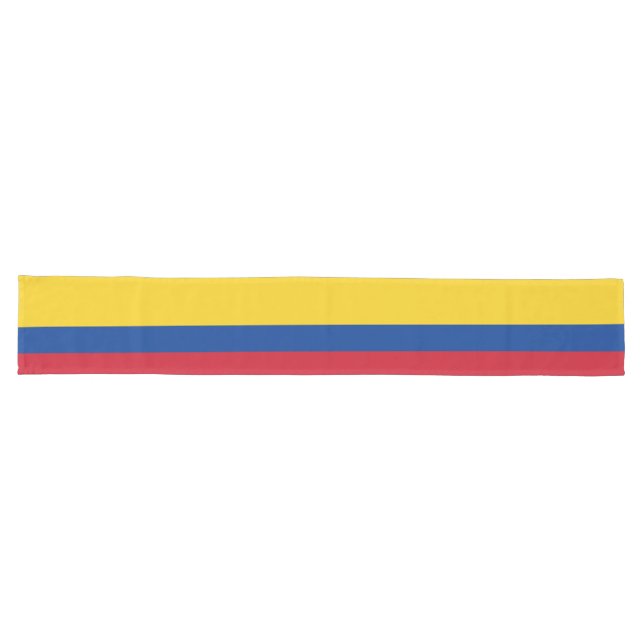 Colombia Flag Long Table Runner (Horizontal)