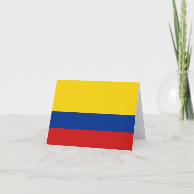 Colombia Flag Notecard (Front)