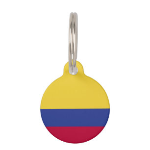 Colombia Flag Pet Tag
