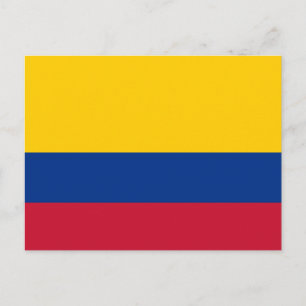 Colombia Flag Postcard