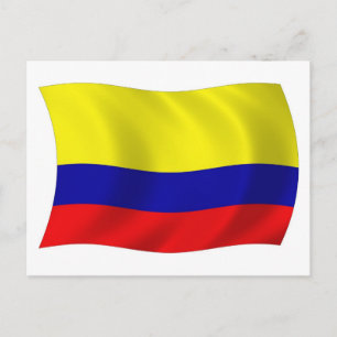 Colombia Flag Postcard