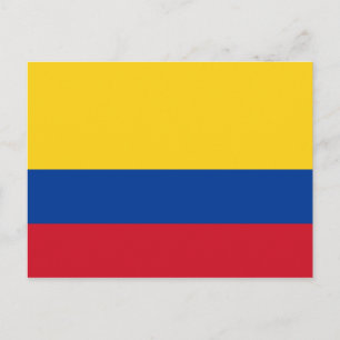 Colombia Flag Postcard
