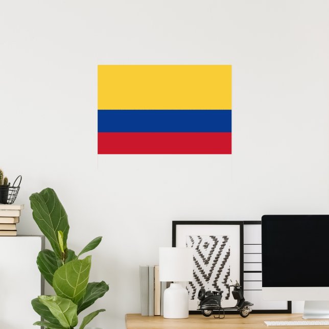 Colombia flag poster (Home Office)