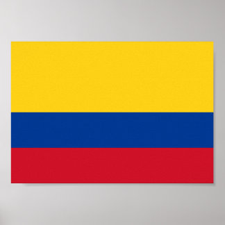 Colombia Flag Poster