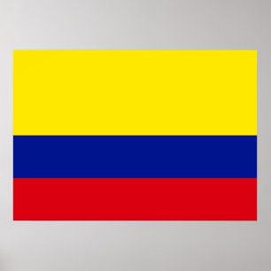 Colombia Flag Poster